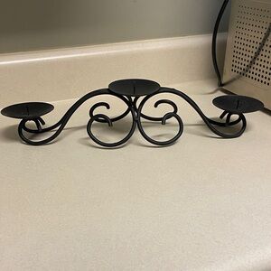 Southern Living At Home Black Candle Holder
